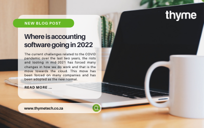 Where is Accounting Software going in 2022?